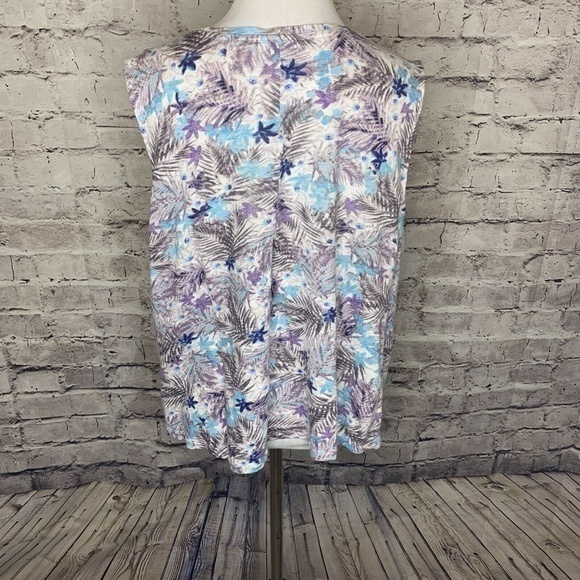 J.Jill Love Linen‎ Collection Palm Leaves Floral LP - Picture 8 of 8